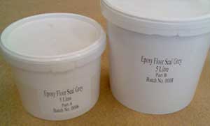 Epoxy Seal Coat - clear, red or grey