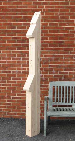 Unusual shaped post - we can make most things